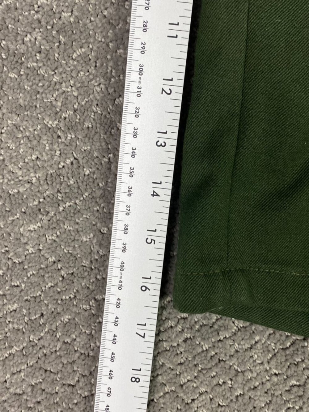 Civic by Taylor Stitch Shorts Men's 30 Green 8" Inseam - Picture 10 of 11